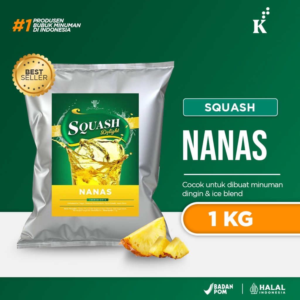 

Bubuk Minuman Squash Nanas Javaland 1kg