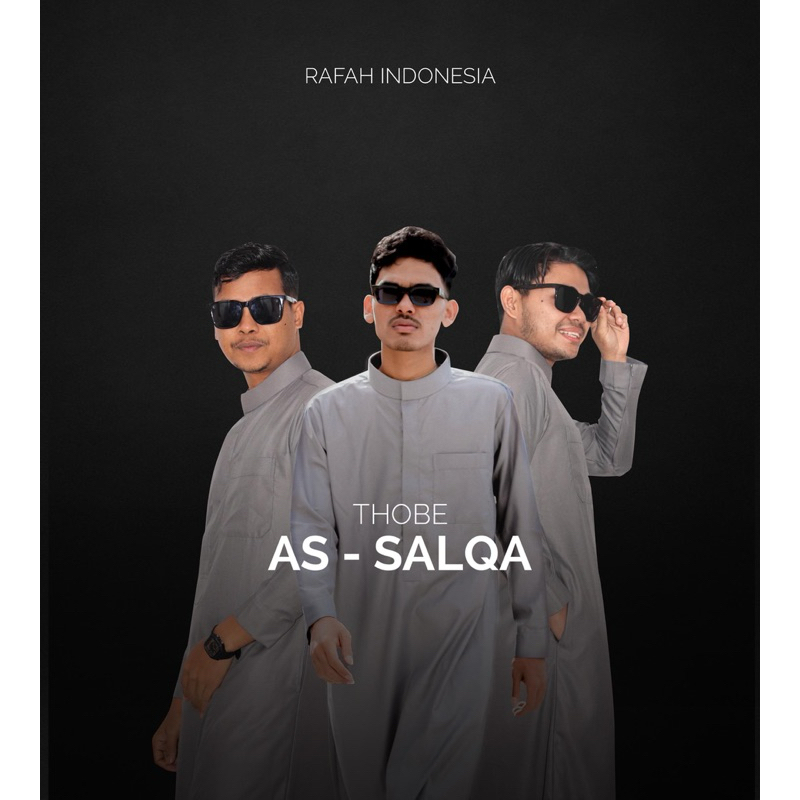 Jubah As-Salqa, jubah pria, jubah pria slimfit, jubah pria keren.