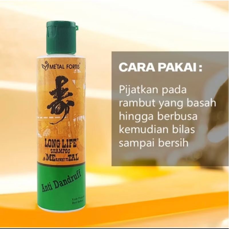 SHAMPO METAL FORTIS MERAH & HIJAU 200ML / SAMPO METAL FORTIS