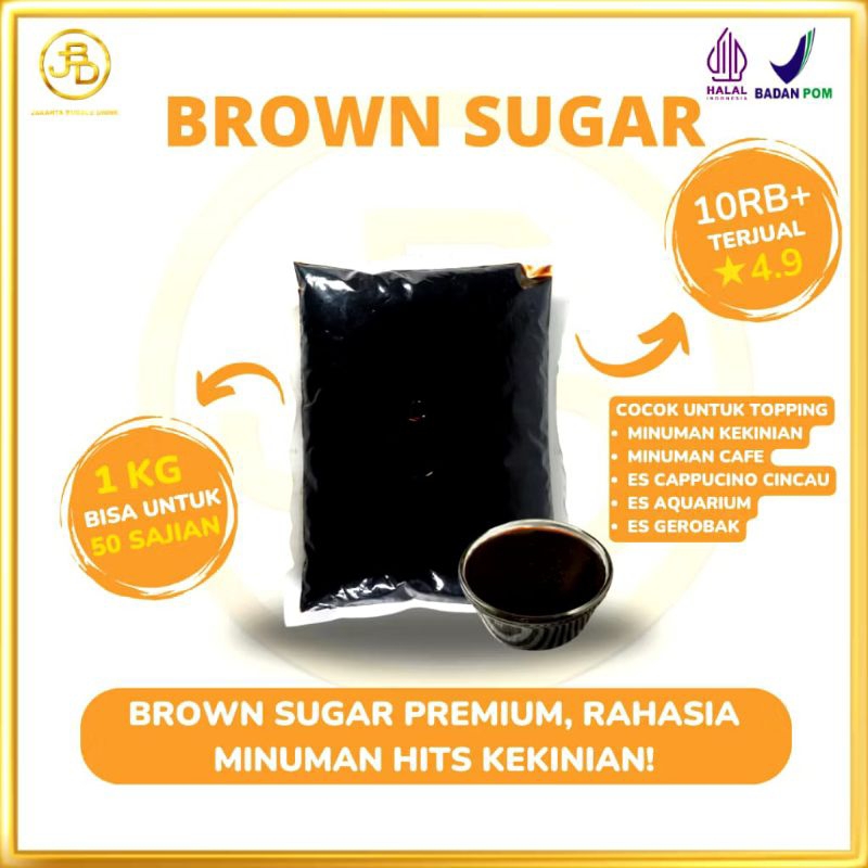 

Gula Aren Cair Brown Sugar Syrup 1 Kgm Jakarta bubble drink