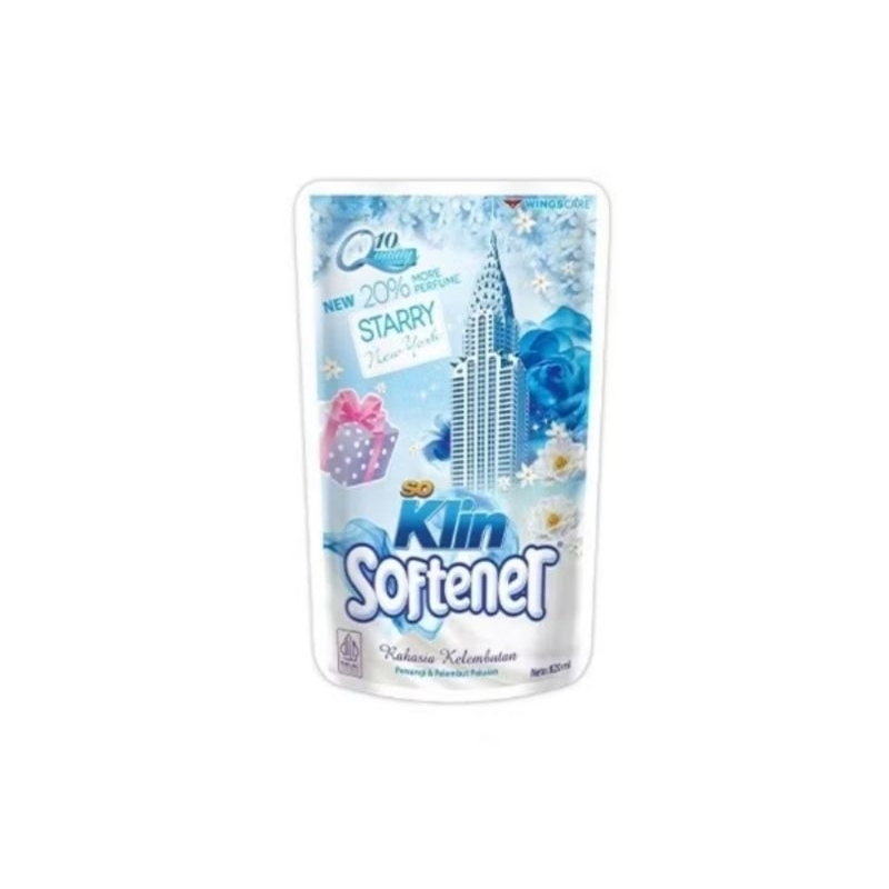 SOKLIN SOFTENER BIRU POUCH DUS (12X900ML)