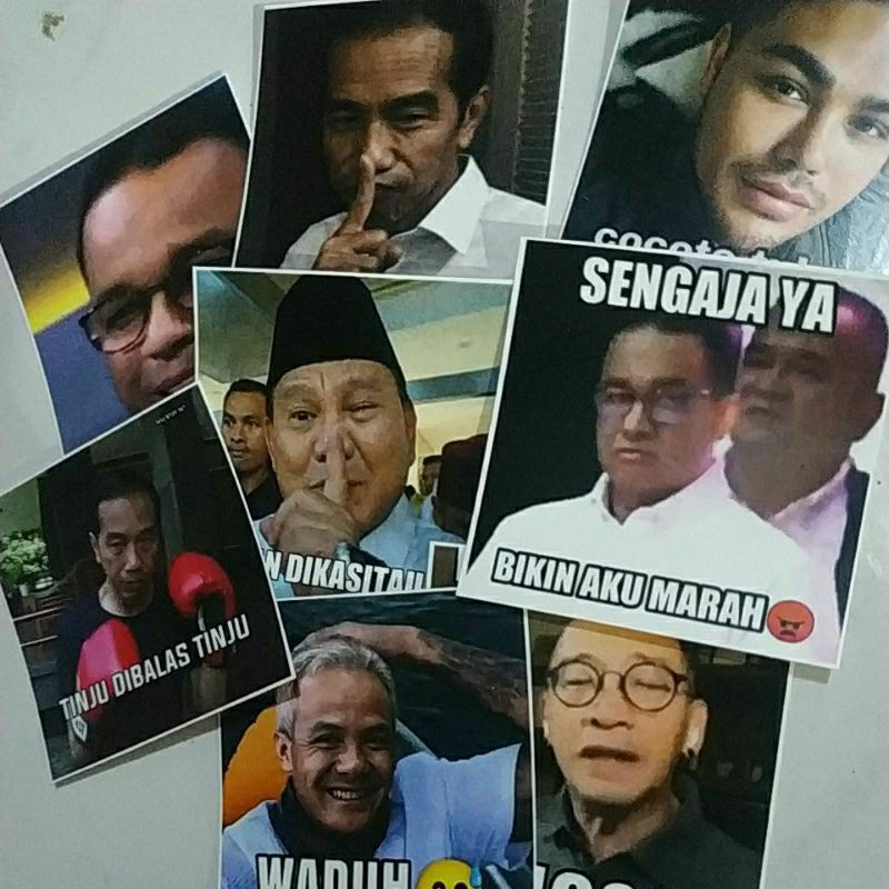 Stiker Meme Indonesia Tokoh Publik Figure Artis Stiker Lucu Kata Kata
