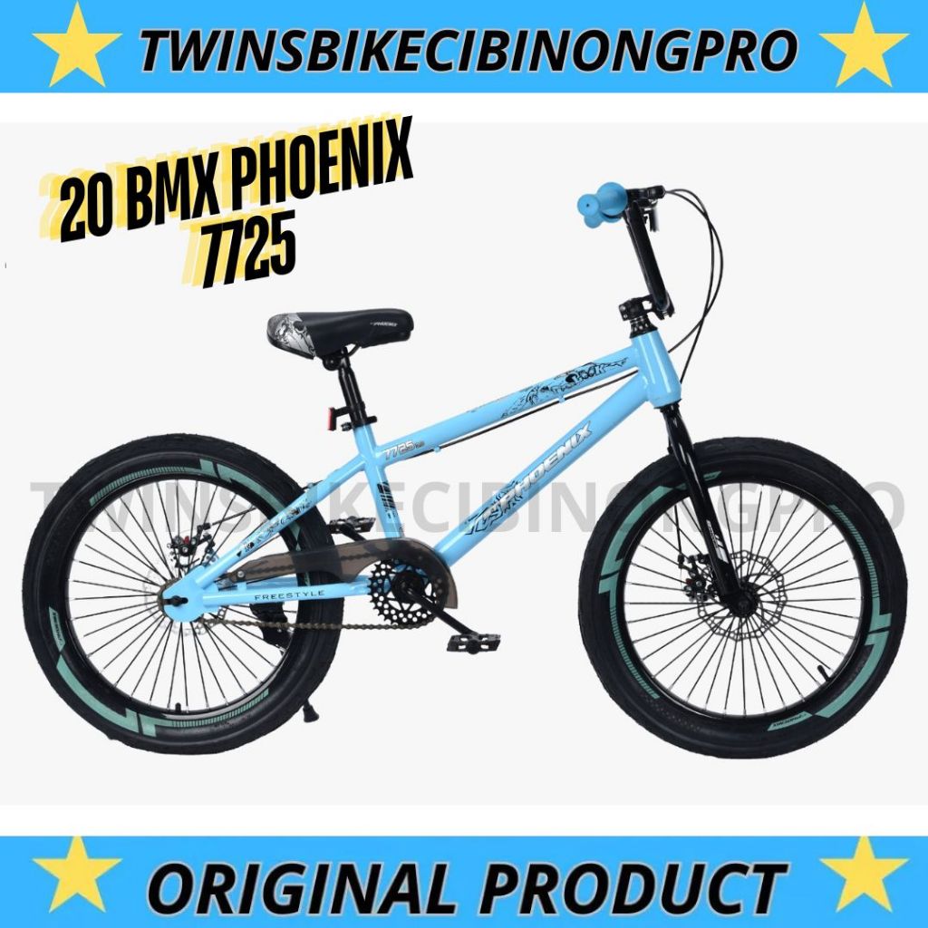 Sepeda Bmx Anak Laki Laki Phoenix 7725 BAN JUMBO 3.0 Rem Disc