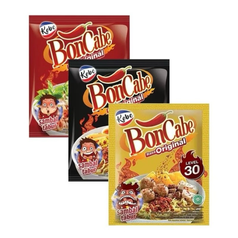 

Kobe BonCabe sambal pedas tabur