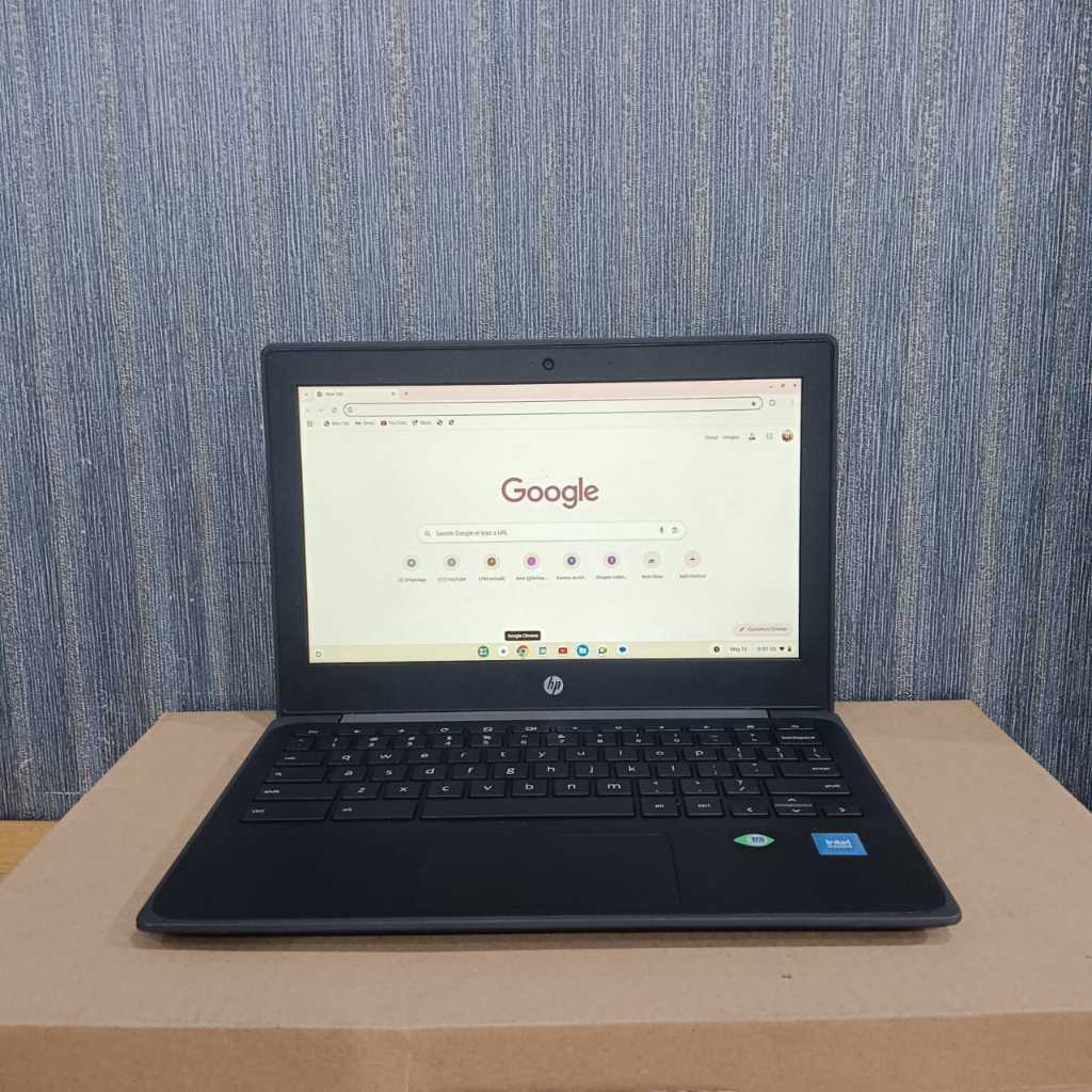 HP ChromeBook 11 G9 EE, INTEL CELERON N4500, 4/32GB, Black, BERGARANSI