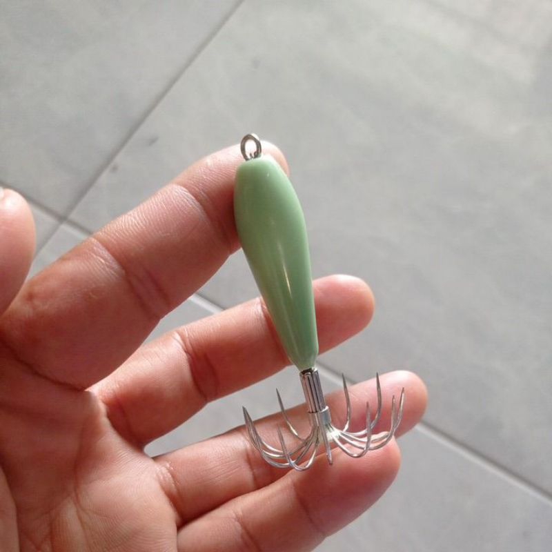 Umpan Pancing Cumi Cumi 30gr Model Payung 12 mata pancing