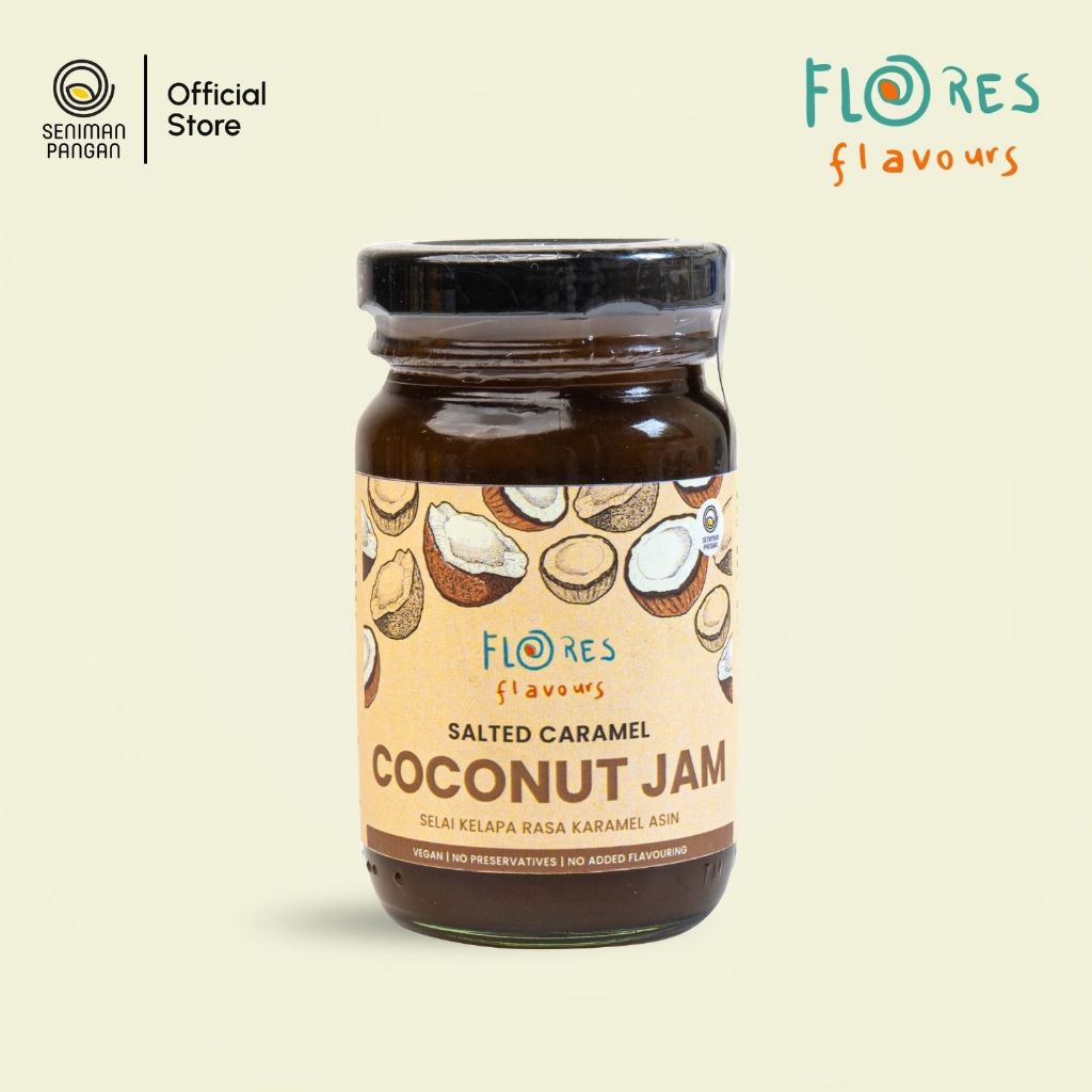 

Seniman Pangan x Flores Flavours - Salted Caramel Coconut Jam | Selai Kelapa Manis