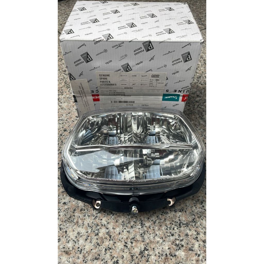 Sparepart Vespa Headlamp Lampu Kepala LED Sprint Iget ABS Original