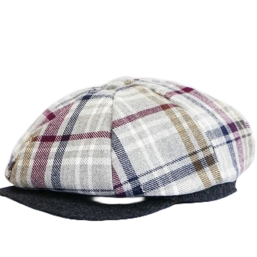 Topi Pria klasik  Spencer Newsboy cap Bahan cotton Akrilic