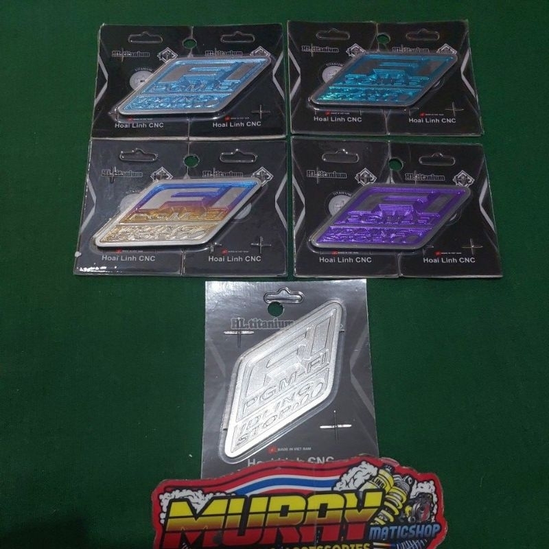 emblem titanium pgm fi