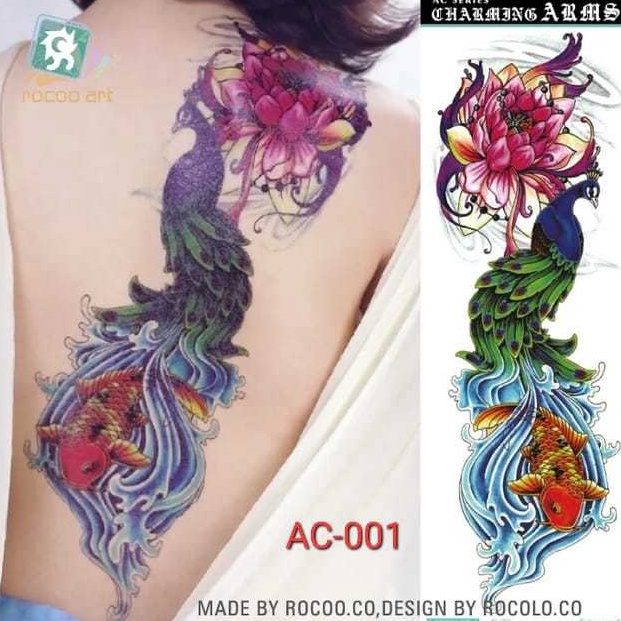 KODE I72H Tato Full Tangan Lengan Panjang  Tato Temporer Tattoo Tatto Temporary Tahan Air Sementara 