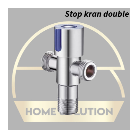 Stop Kran Cabang 2 / Kran Cabang wastafel dan toilet