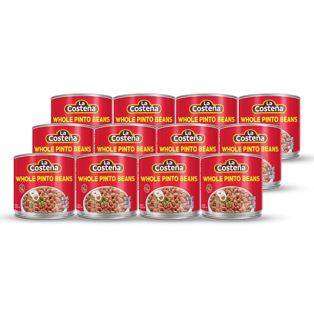 

La Costena Whole Pinto Beans / Kacang Pinto Utuh La Costena / Whole Pinto Beans La Costena - 400 Gram
