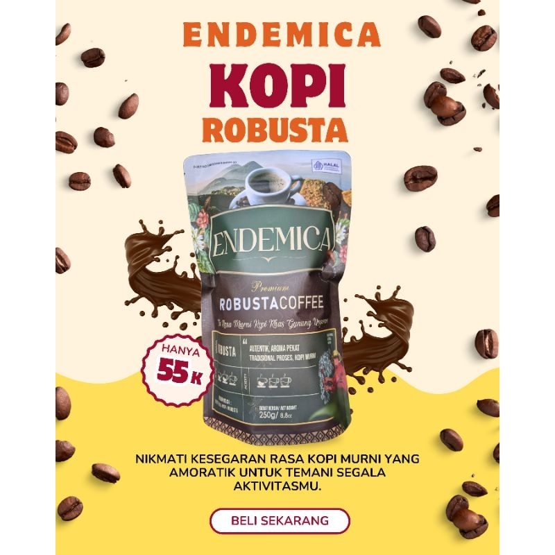 

ENDEMICA Kopi bubuk Robusta 250g