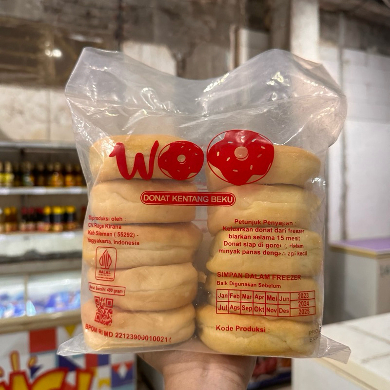 

WOO donat kentang isi 10pcs