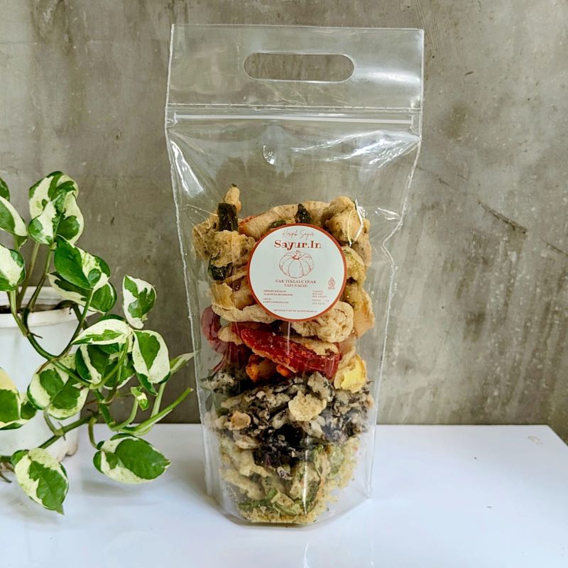 

Keripik Sayur Mix Crispy Pouch Brokoli Jamur Kuping Cabe Bawang Bombay Paprika
