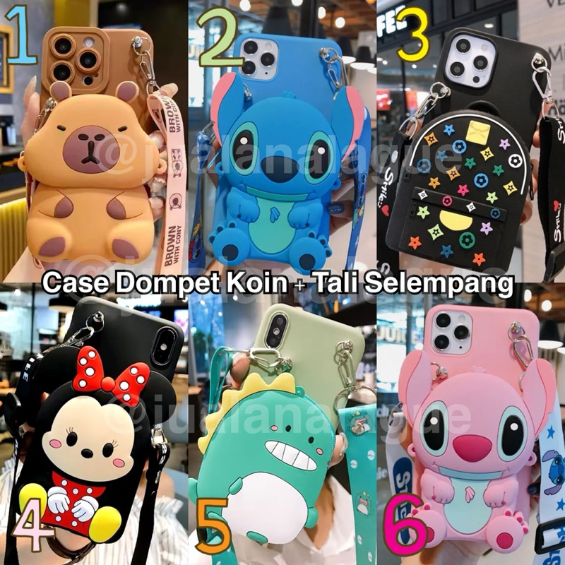 case dompet koin dan tali selempang asus zenfone max pro m1 m2 live l1 l2 zb631kl zb602kl zb601kl