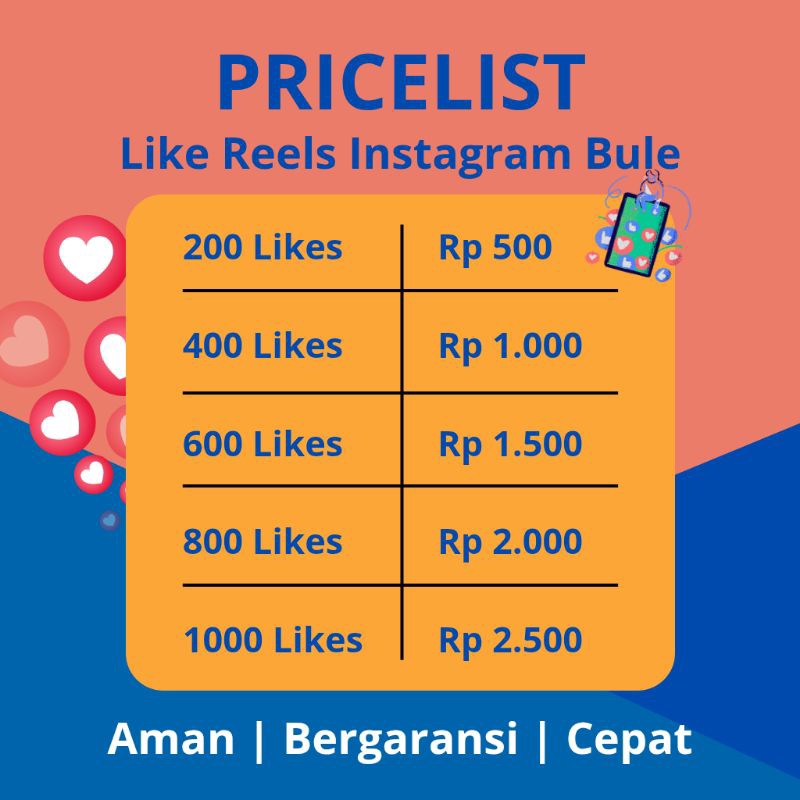 Like Reels instagram