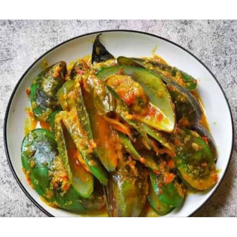 

kerang pedas bumbu kuning