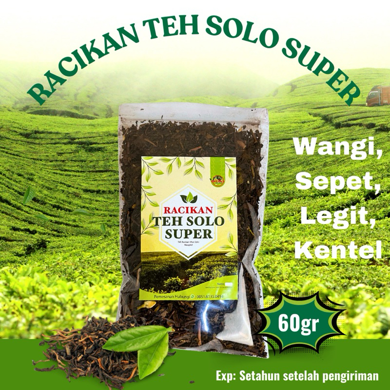 

Racikan Teh Solo Super/60 Gram/Racikan Teh Solo Super
