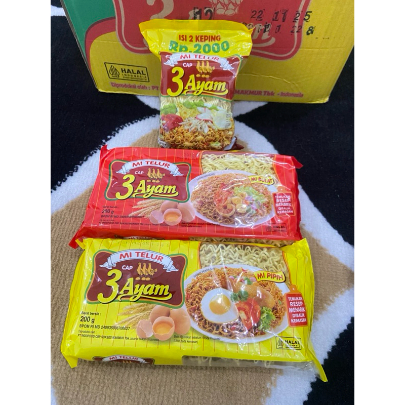 

mie telur cap 3 ayam