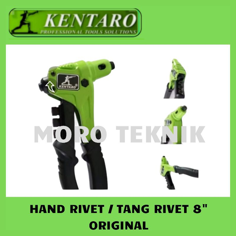 KENTARO HAND RIVET / TANG RIVET 8" + 4 NOOZLE