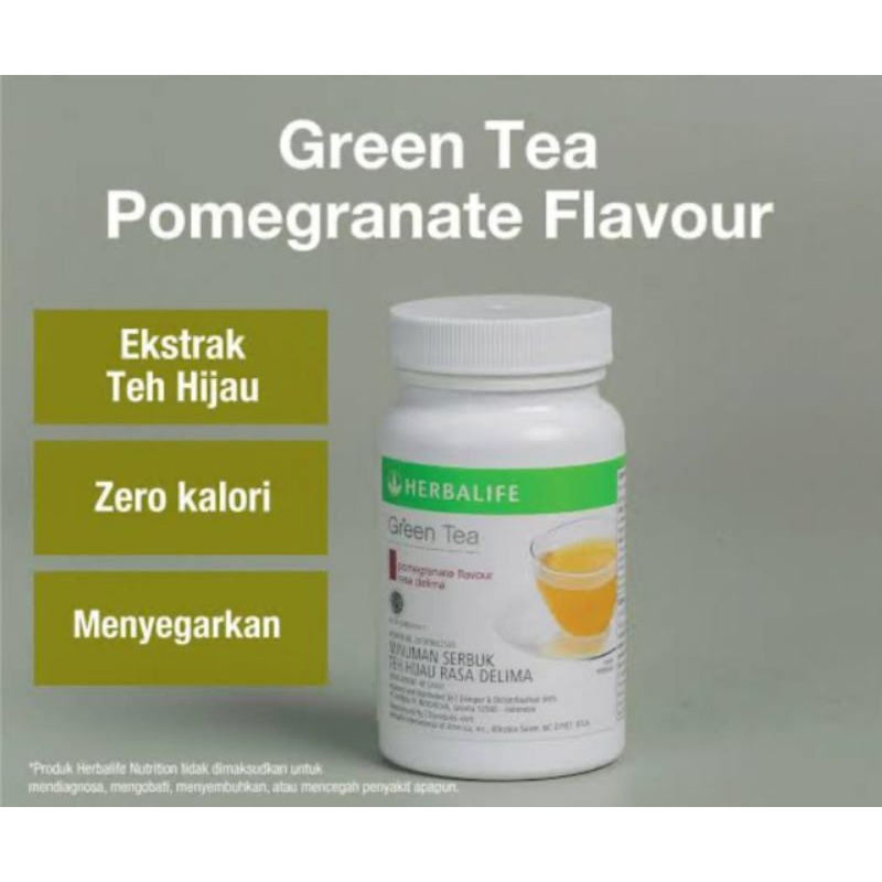 

Herbalife Green tea (rasa buah delima)