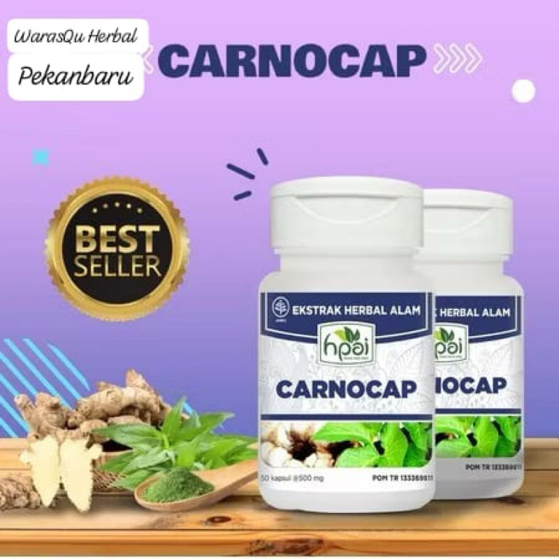 Carnocap HNI HPAI || Anti Kanker / kolesterol / tumor / kista || 50Kapsul 100% Original