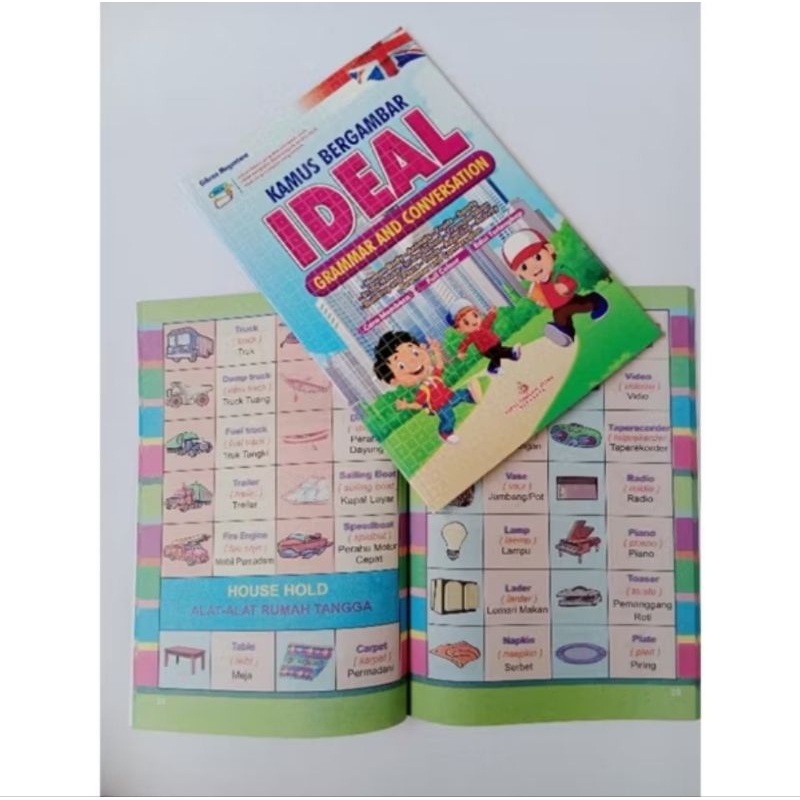Buku Kamus Bahasa Inggris Bergambar IDEAL