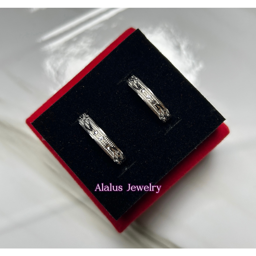Cincin Couple Perak Silver 925 untuk Tunangan Nikah / Wedding Ring | cincin wanita / pria 925 perak