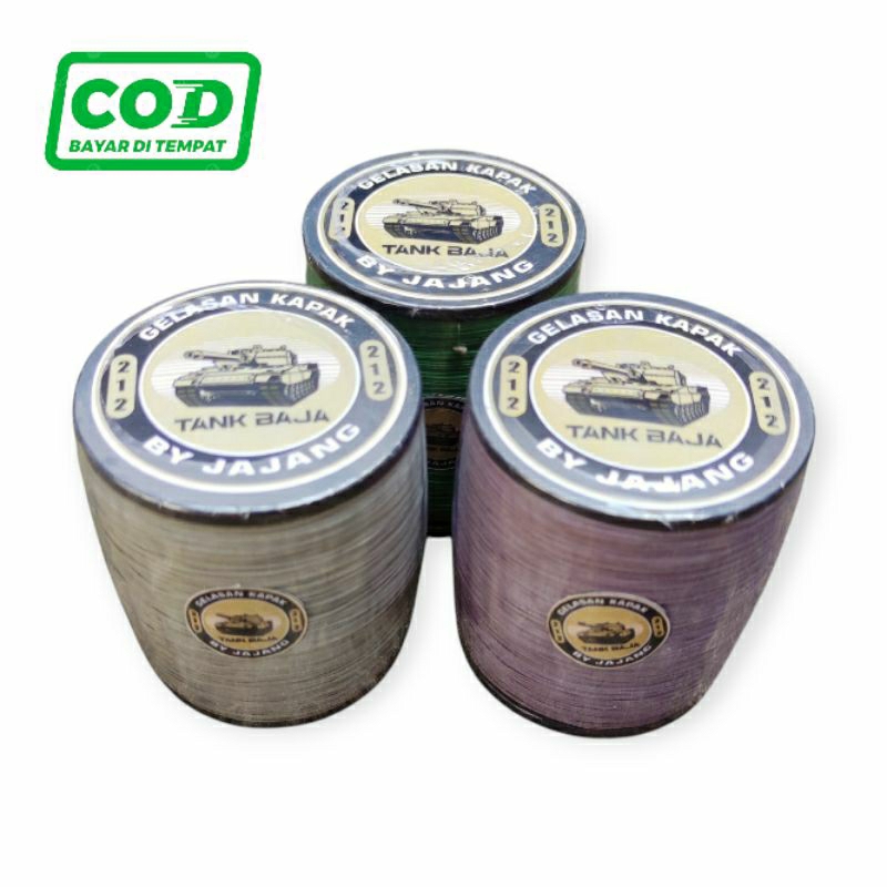 GELASAN LAYANG-LAYANG CAP TANK BAJA 1500YARD HARGA MURAH KUALITAS BAGUS TIDAK LUNTUR DAN KUAT.