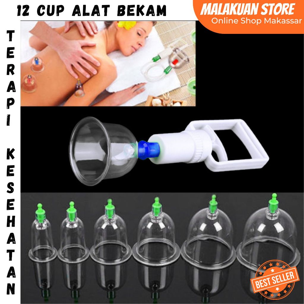 Alat Terapi Bekam Kop 12 Cup KANGYAOFU / Alat Bekam