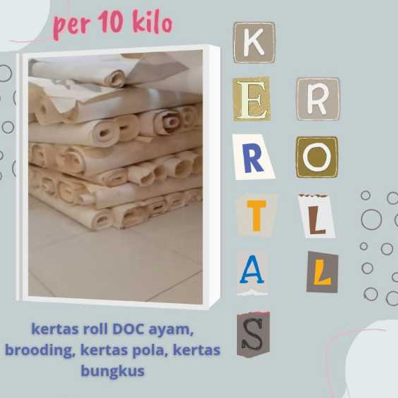 

ROLL.KERTAS.ALAS.DOC.AYAM/BROODING/kertas pola/kertasbungkus