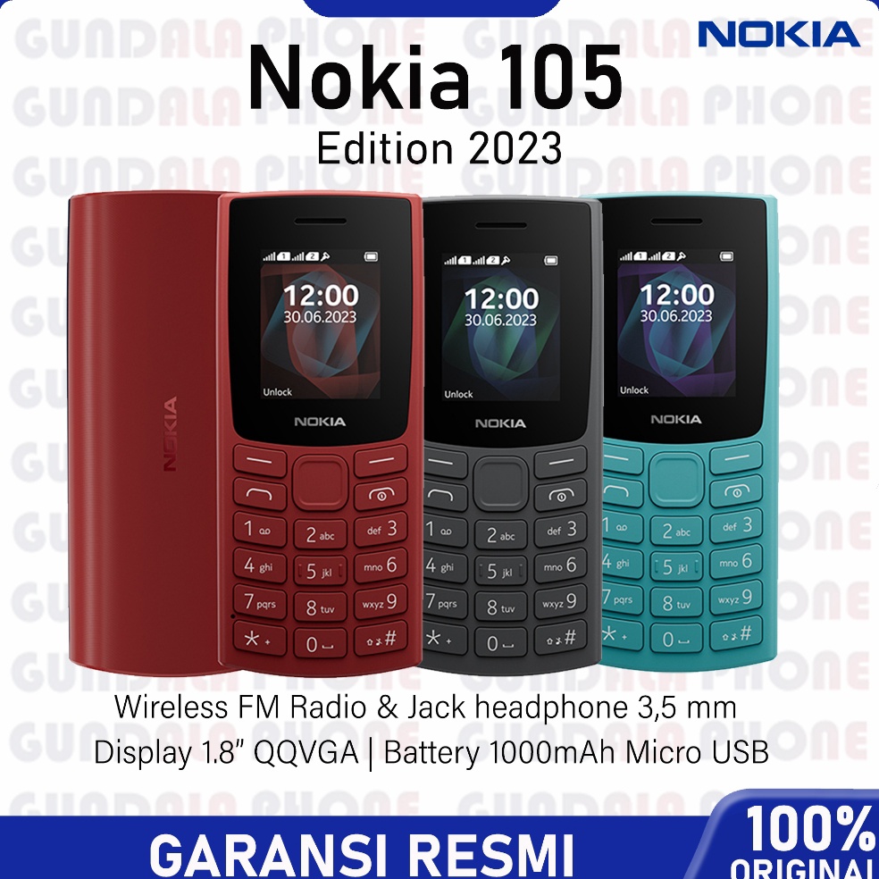 KODE R97C Nokia 15 Leda 223 Edition  Dual SIM Baterai 1mAh  Garansi resmi PARASTAR