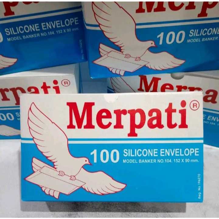 

1 Pack Amplop Merpati Besar ( KIKY ) 104 Amplop Isi 100 Lembar Uk 152 x 90 Mm