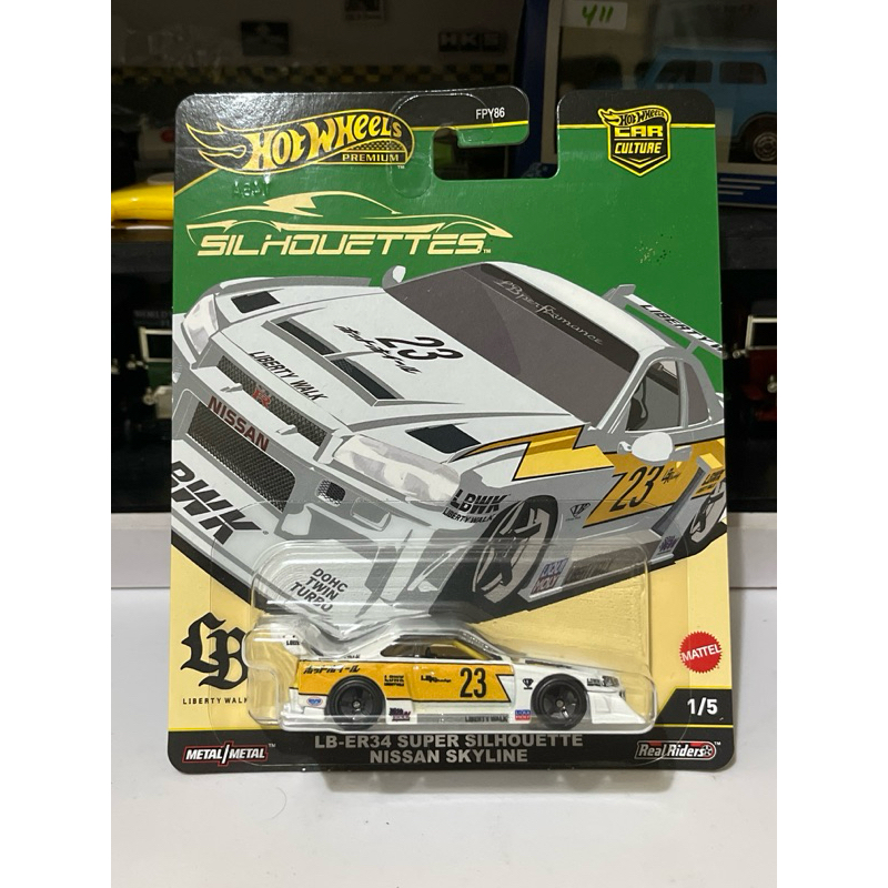 Hot Wheels Premium Silhouttes LBWK R34
