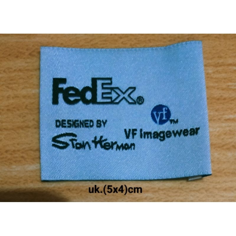 

label merek brand label (main) label tag fedex® vf