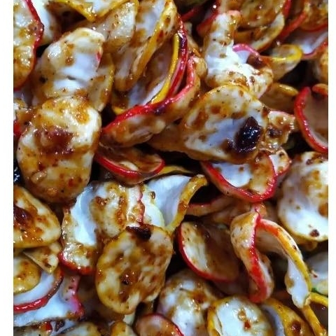 

1/4 250gram 250 GRAM KRUPUK BANTAT RASA SAMBAL RUJAK