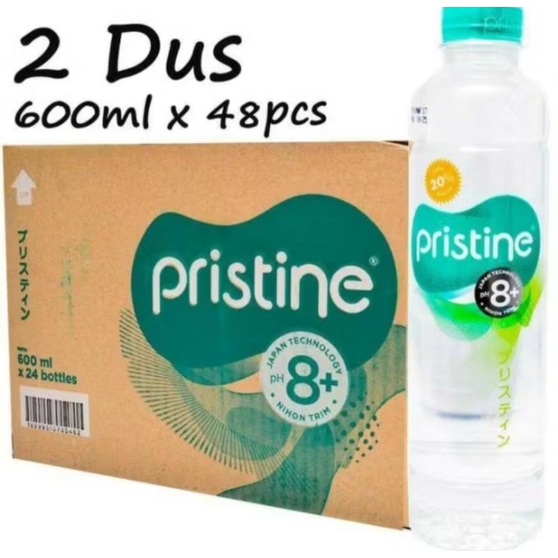 

Pristine ph8+ 600ml 2dus