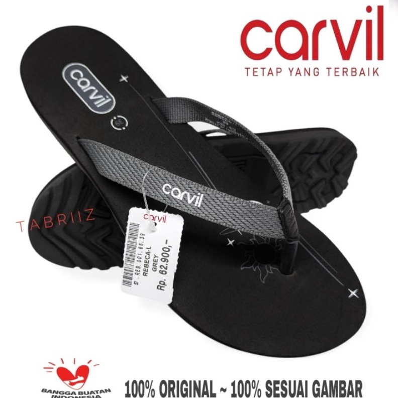 KODE D72W Sandal Carvil Wanita Sandal Jepit Carvil Wanita Perempuan Sandal Lebaran wanita  Original 