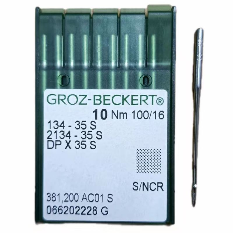 jarum DPx35 134 S mesin depo gathering jahit komputer DP x 35 nomor 16 S/NCR GROZ BECKERT tanpa barc