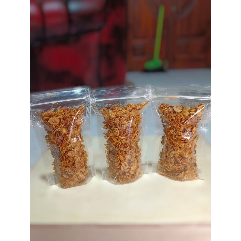 

bawang merah goreng 50 gram asli pakai plastik pouch