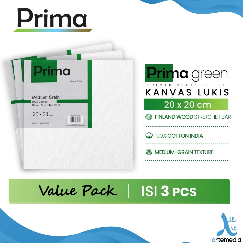 

KODE E28Z Prima Green 2x2cm Value Set Cotton Canvas