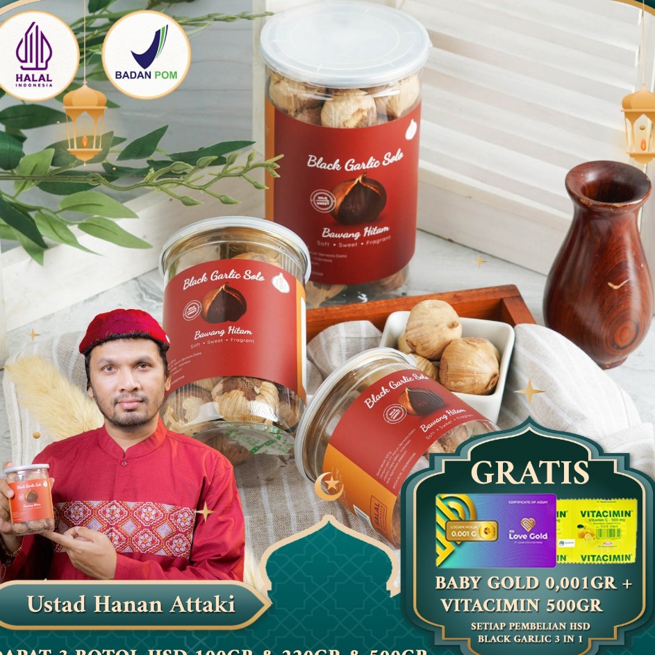 

HSD Black Garlic Solo Bawang Hitam Tunggal