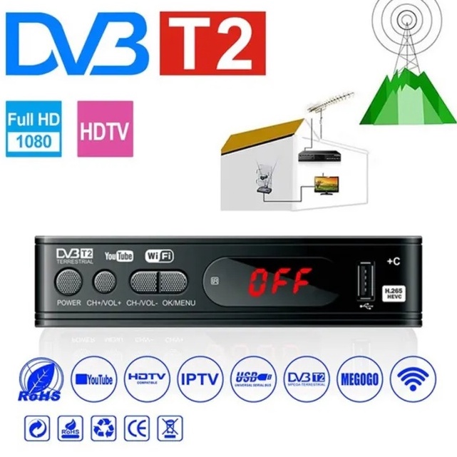 BISA COD Set Top Box Tv Digital DVB T2 FULL HD  TERMURAH TERBAIK set topbox tv digital untuk tv  stb
