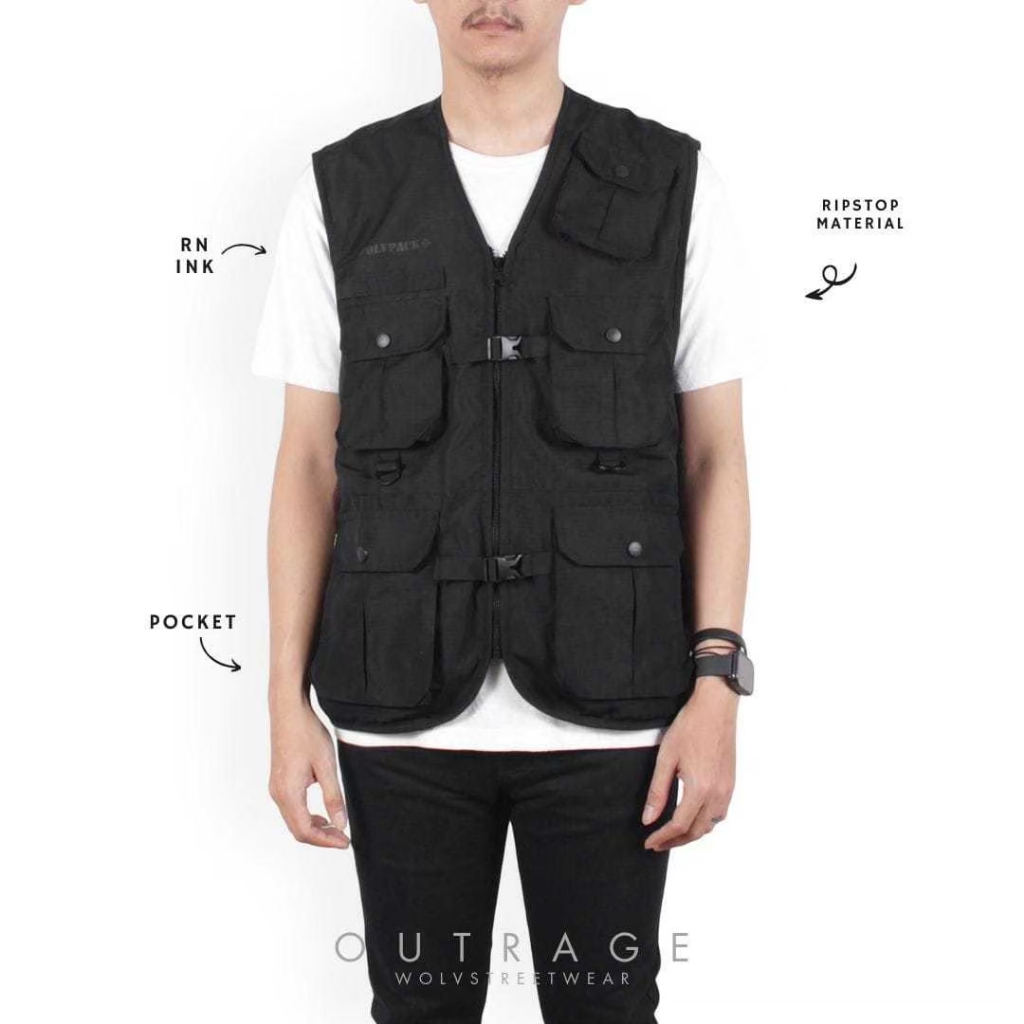 Rompi Tactical Vest/ Ripstop