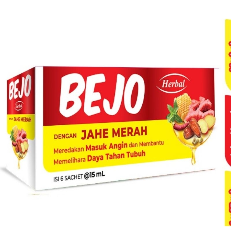 

BEJO Obat Herbal Masuk Angin Jahe Merah 6 x 15 ml