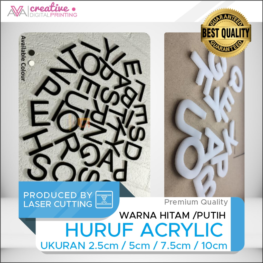HURUF AKRILIK CUTTING LASER