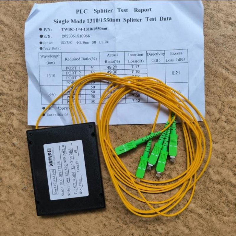 Splitter 1-4 modular SC apc
