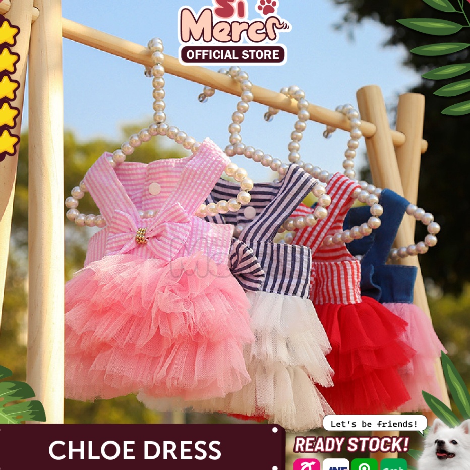 BISA COD  Baju Anjing Kucing Korea  Dress Anjing  Dress Anjing Korea  Baju Anjing  Harness Baju Anji